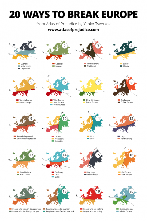 Las 20 maneras de dividir Europa 2
