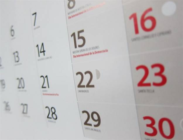 El calendario laboral para 2018 recoge 12 días festivos, 10 comunes en toda España 1