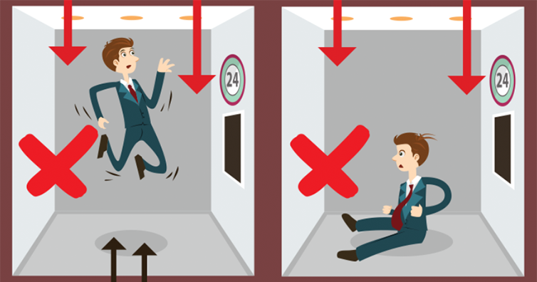 ¿Cómo sobrevivir a un ascensor en caída libre? 5