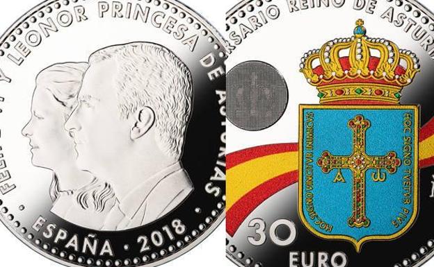 La moneda de 30 euros de colores que circula desde hoy en España 2