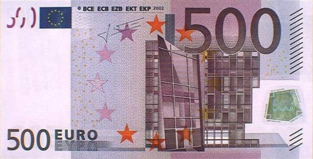 El Banco de España deja hoy de emitir billetes de 500 euros 1