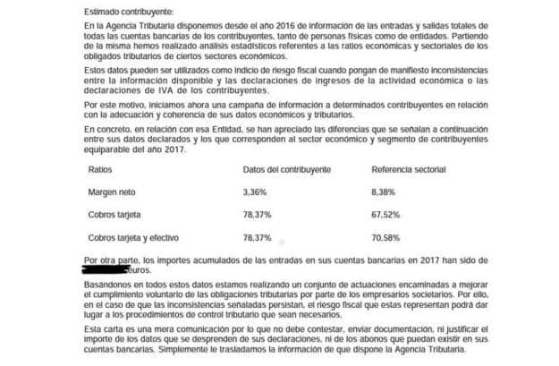 Los comerciantes denuncian el tono "amenazante" de las cartas de Hacienda 1