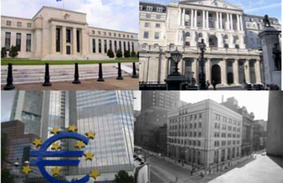 Los bancos centrales se mueven por el pánico a las bajas tasas de inflación 3