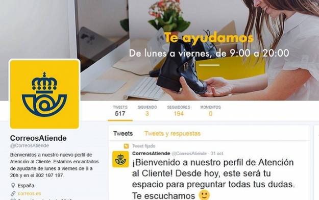 Hackean la cuenta de Twitter de Correos y anuncian que repartirán droga 1