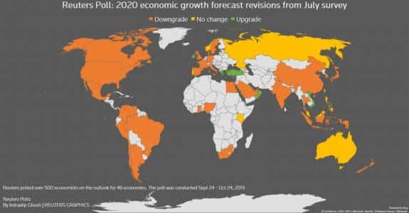 Vamos a menos... Retrocesos en las estimaciones del crecimiento global 4