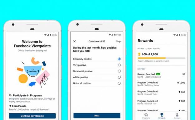 Facebook lanza una app para que le vendas tus datos personales 4