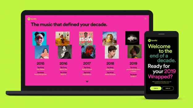 Spotify te muestra tus canciones más escuchadas en 2019 y en la década 1