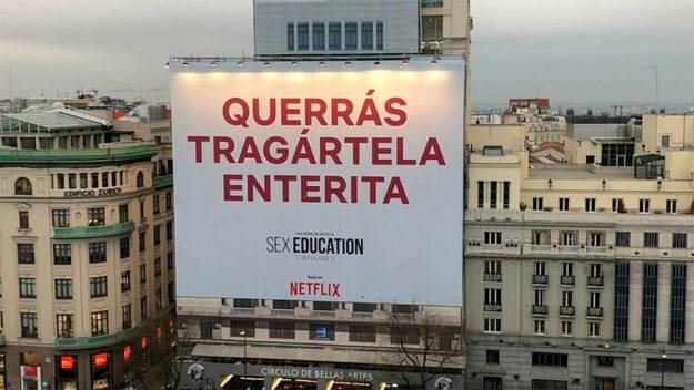 La polémica publicidad de Netflix para "Sex Education" 1