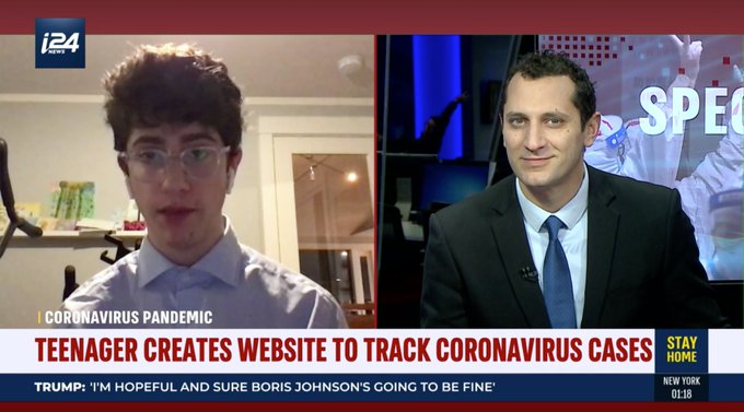El chico de 17 años que rechaza millones por comercializar su web sobre el coronavirus 4