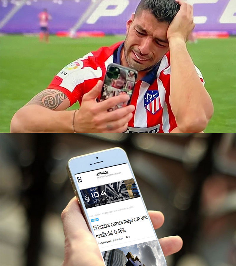 El Euribor comienza la semana subiendo y la hipoteca de Luis Suárez 1