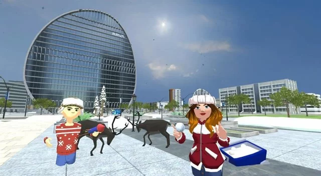 El BBVA celebra en el "metatarso" la Navidad con sus empleados 1