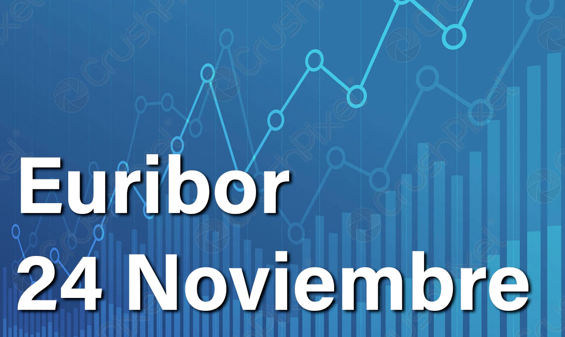 Euribor 24 de noviembre. Palazo para los hipotecados españoles 1