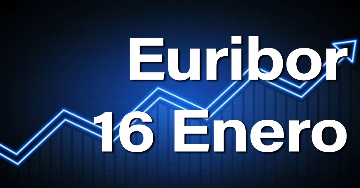El euribor el 16 de Enero de 2024