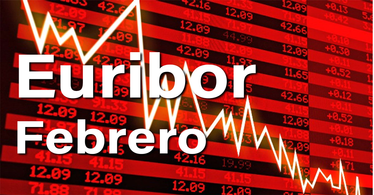 Buenísimas noticias para los hipotecados con el Euribor de Febrero 1