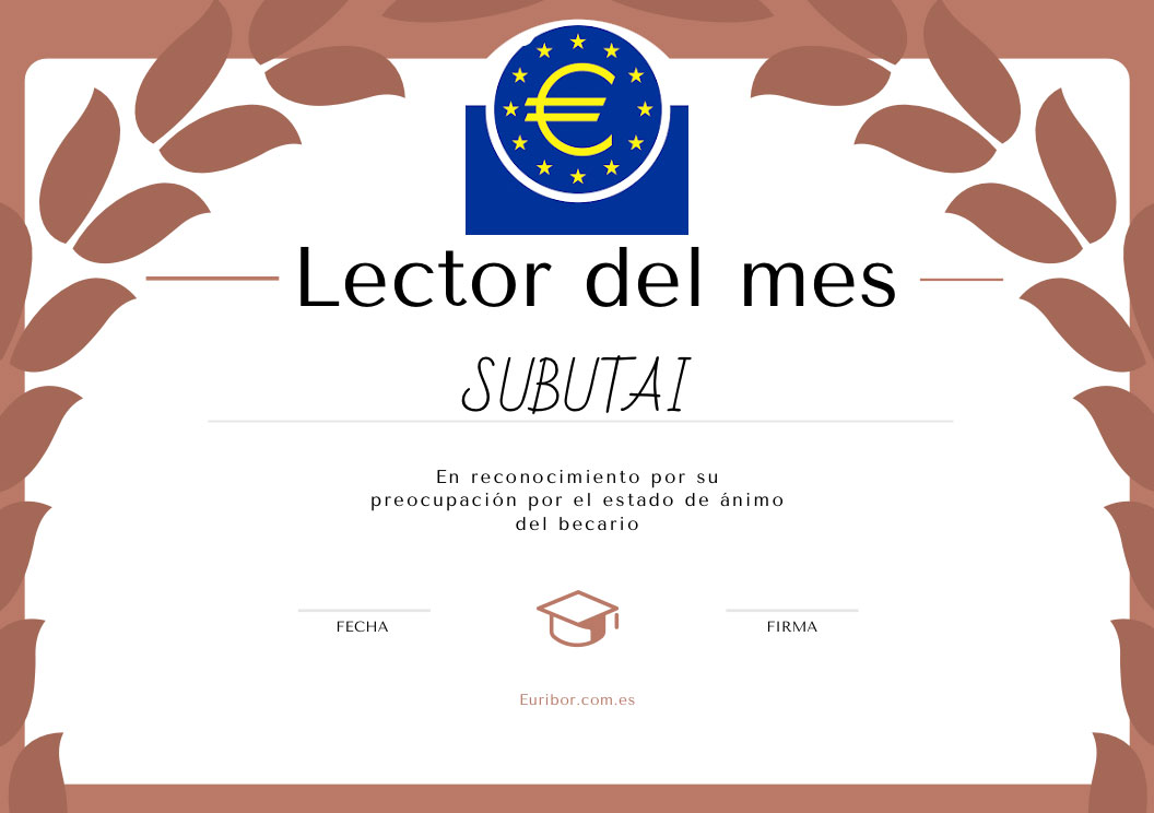 El Euríbor sube con fuerza y se acerca a máximos mensuales 2