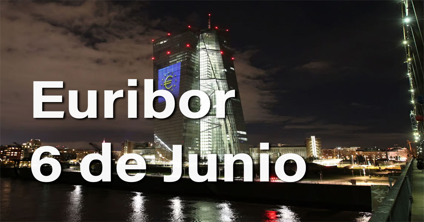 El Euríbor sigue dando buenas noticias a los hipotecados a la espera de la reunión del BCE 1