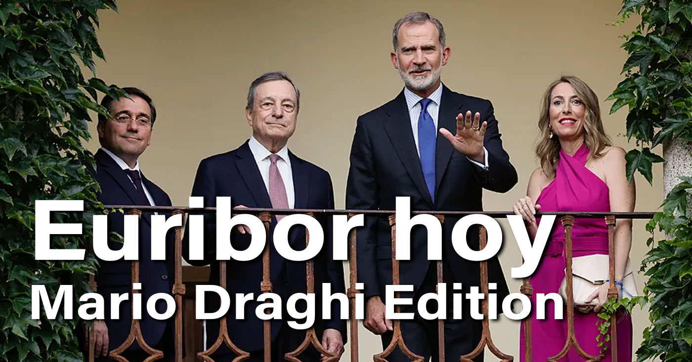 El Euríbor vuelve a su senda bajista tras la magia de Mario Draghi 1