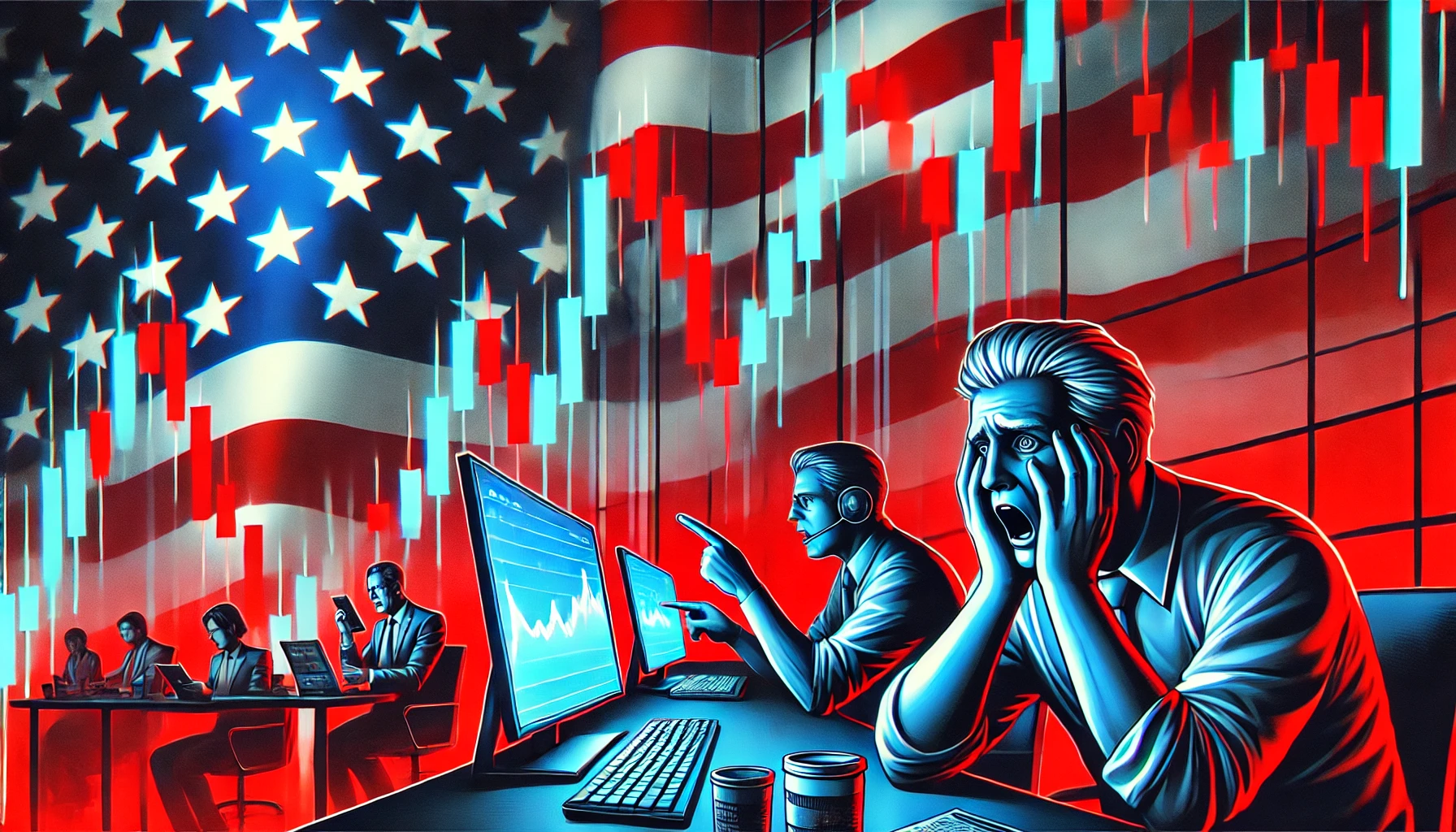 Estados Unidos al borde de la recesión: el PIB da un giro inesperado 1