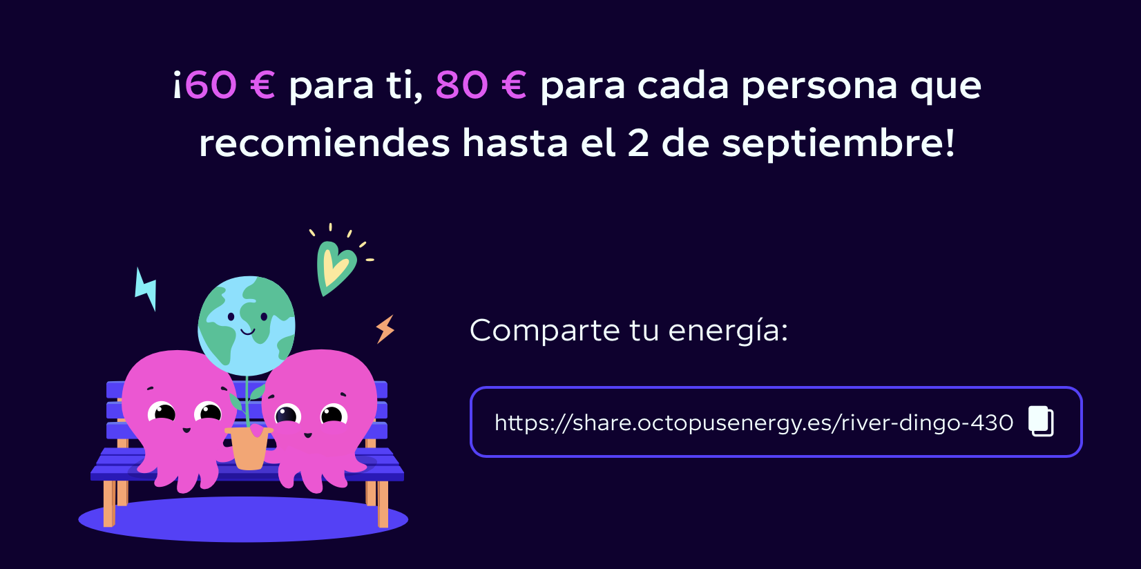 La luz más barata te regala 80€ de bienvenida. Así es Octopus Energy 1