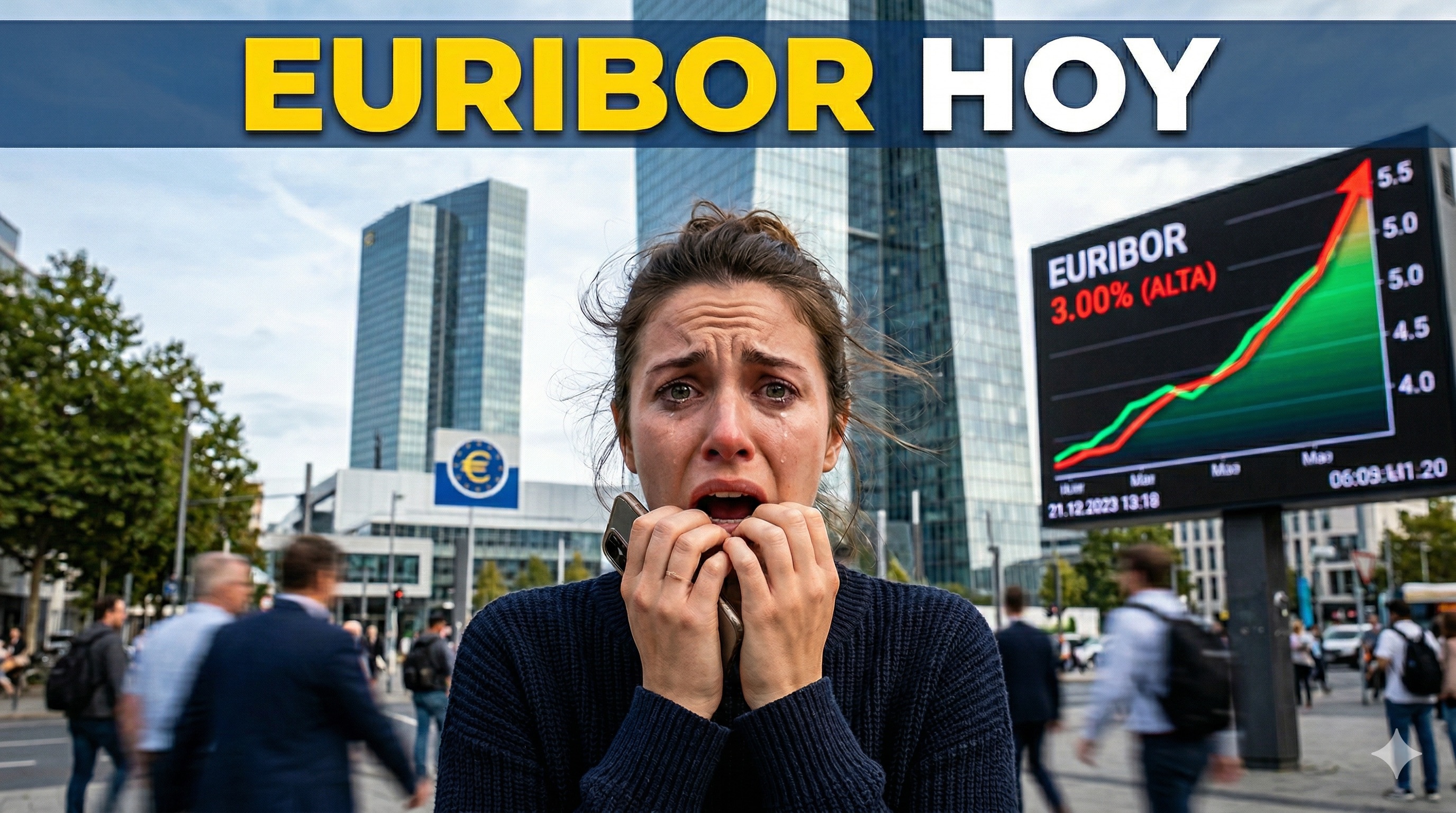 El Euríbor se dispara y roza el 3% 1