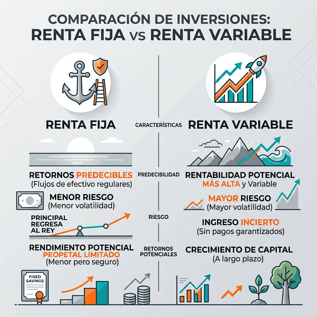 Renta fija vs renta variable: la guía definitiva para entender dónde invertir tu dinero 1