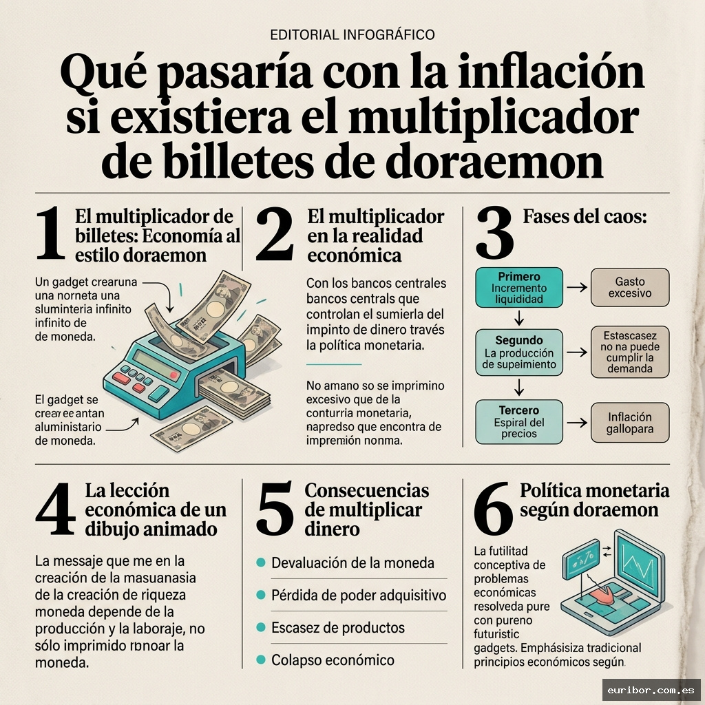 Qué pasaría con la inflación si existiera el multiplicador de billetes de doraemon 1