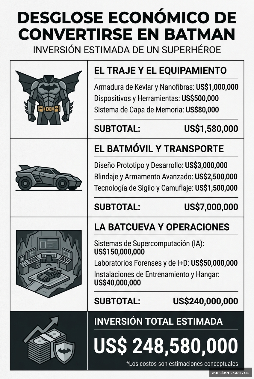 Cuánto costaría ser batman en la vida real: El presupuesto del superhéroe más caro de la historia 1
