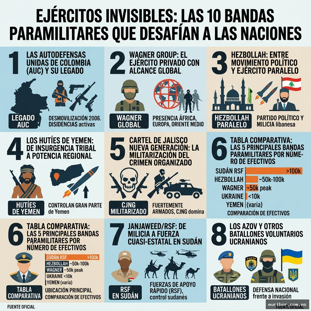 Ejércitos invisibles: las 10 bandas paramilitares que desafían a las naciones 1