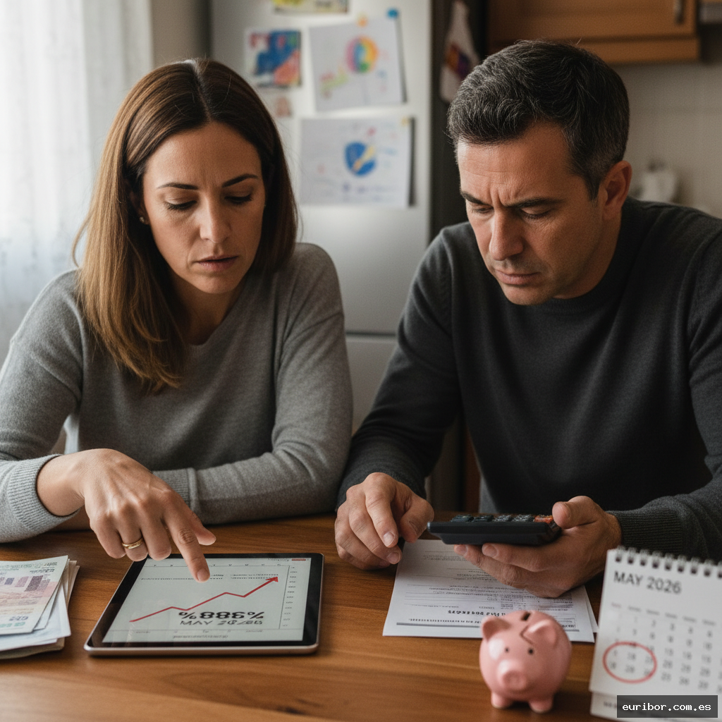 El euríbor sube a 2,883% en mayo: ¿cuánto más pagarás de hipoteca? 1
