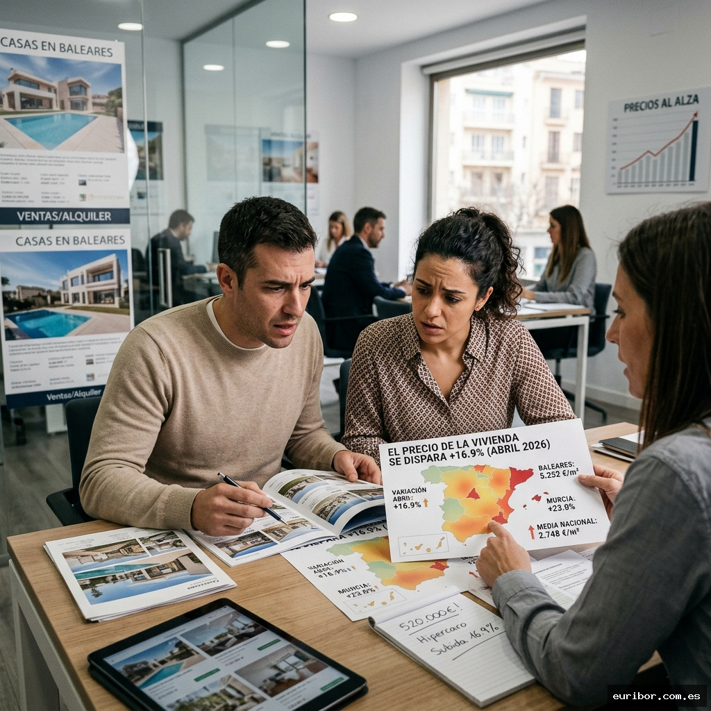 El precio de la vivienda se dispara un 16,9% en abril: El mapa de las subidas que está transformando españa 1