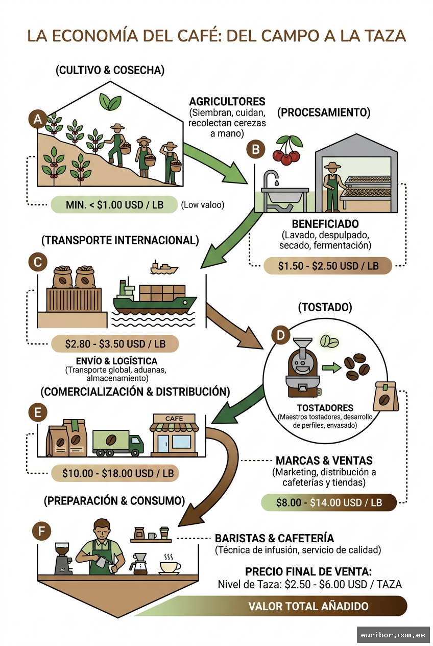 La economía del café: El verdadero precio de tu taza mañanera 1