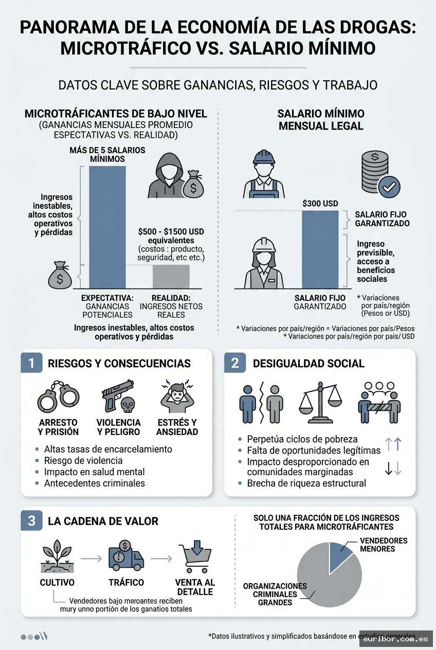 La economía de las drogas: Por qué los camellos de bajo nivel ganan menos que el salario mínimo 1