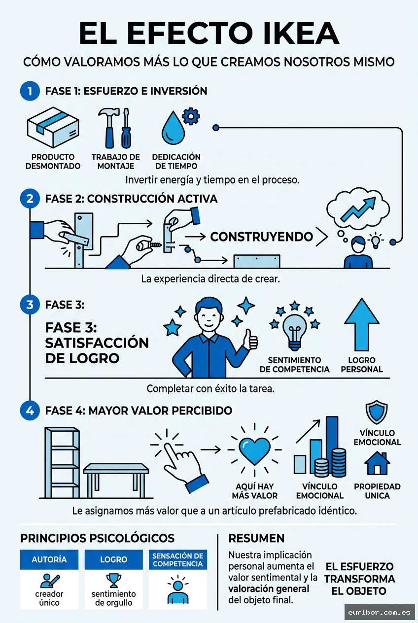 El efecto ikea: Por qué valoramos más los objetos que construimos con nuestras manos 1