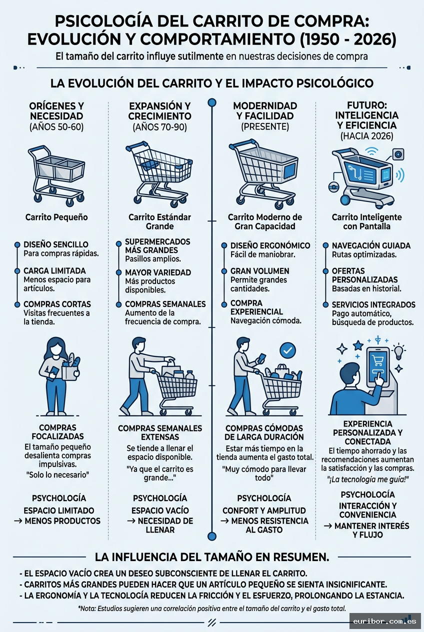 Por qué los carritos de la compra son cada vez más grandes: La estrategia oculta del consumo moderno 1