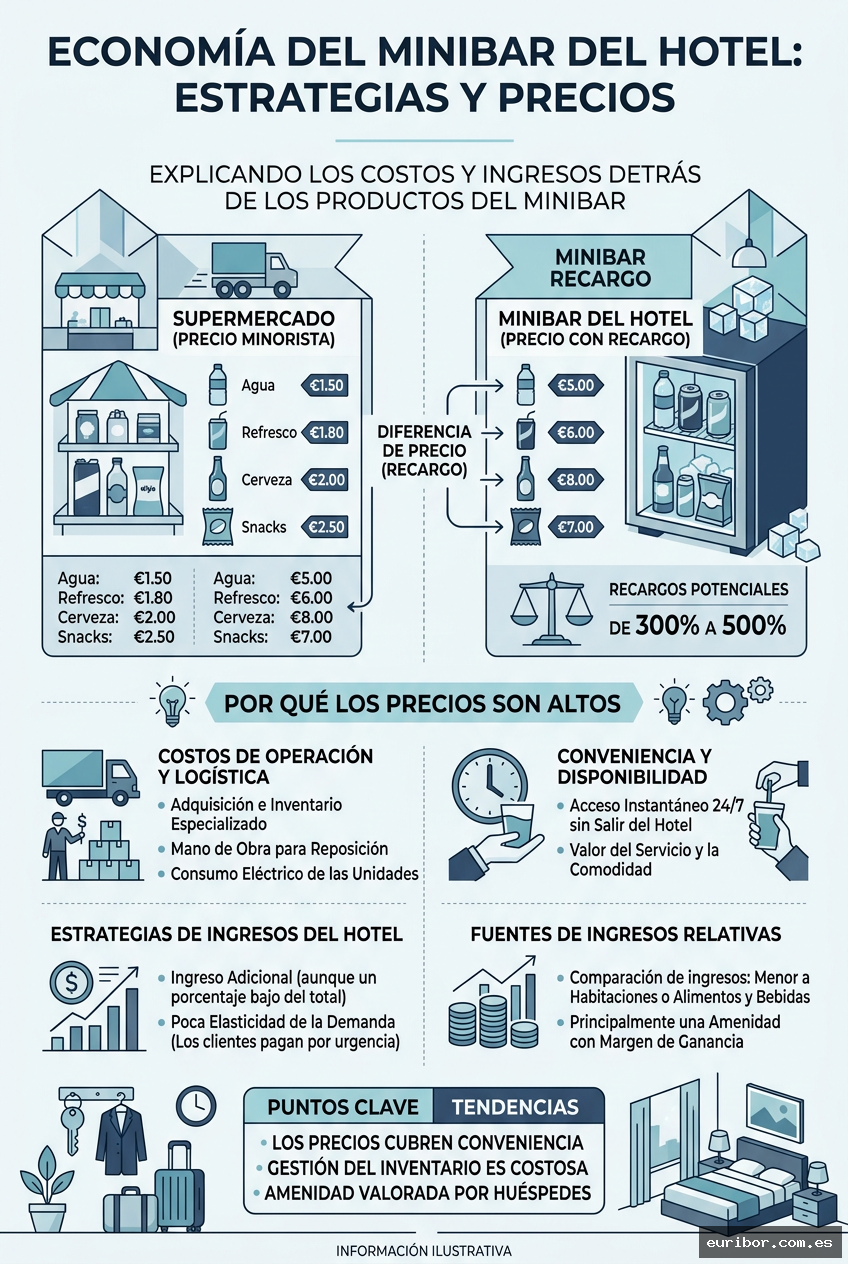 La estrategia económica detrás de los precios prohibitivos del minibar en hoteles 1