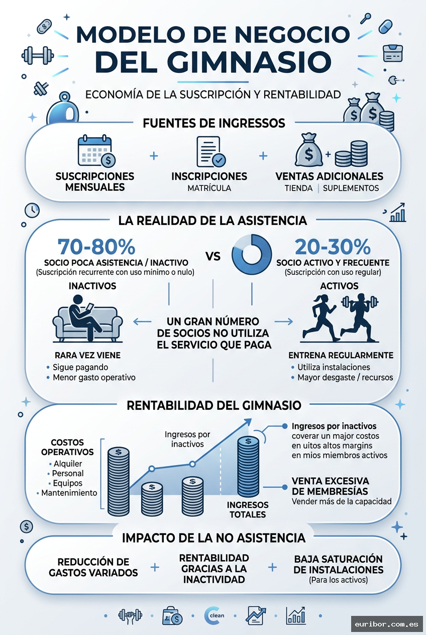 La economía secreta de los gimnasios: Por qué ganar es que no vayas 1