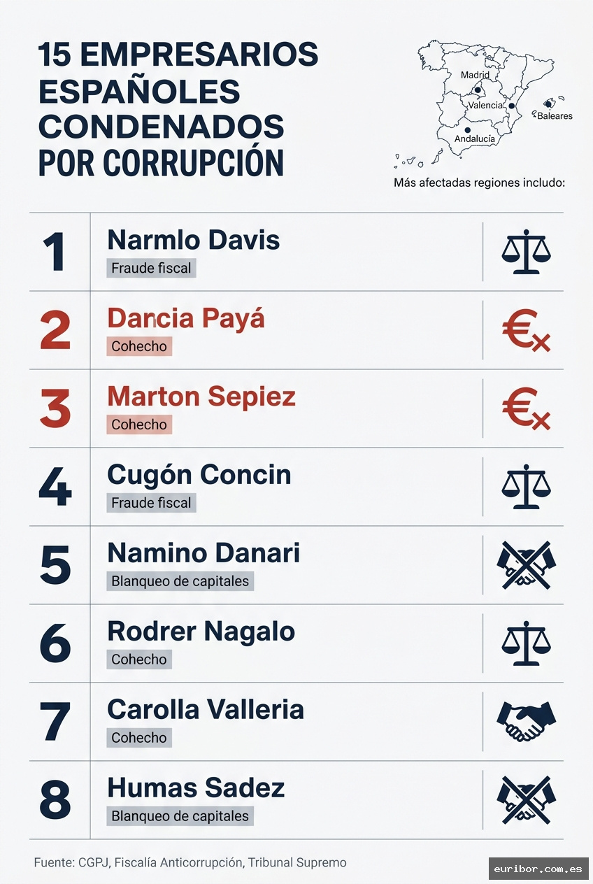 Los 15 empresarios españoles más importantes condenados por corrupción y fraude fiscal 1