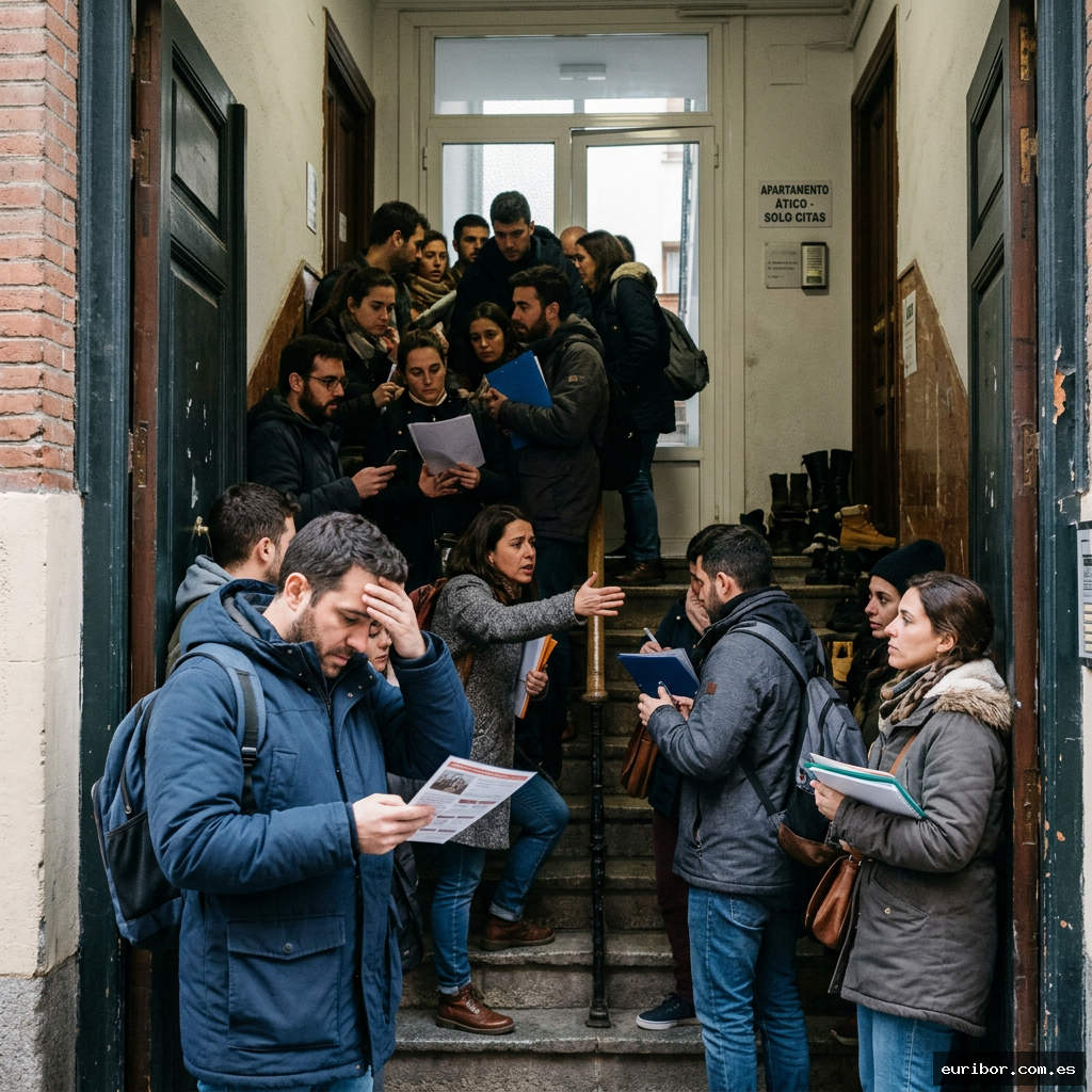 La crisis del alquiler en españa: Menos pisos, más de 50 candidatos y contratos al límite 1