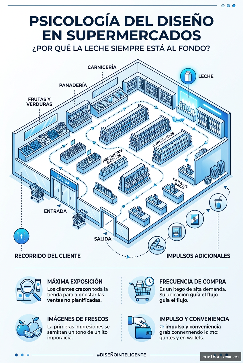Por qué la leche siempre está al fondo del supermercado: El truco maestro del marketing y la psicología del consumo 1