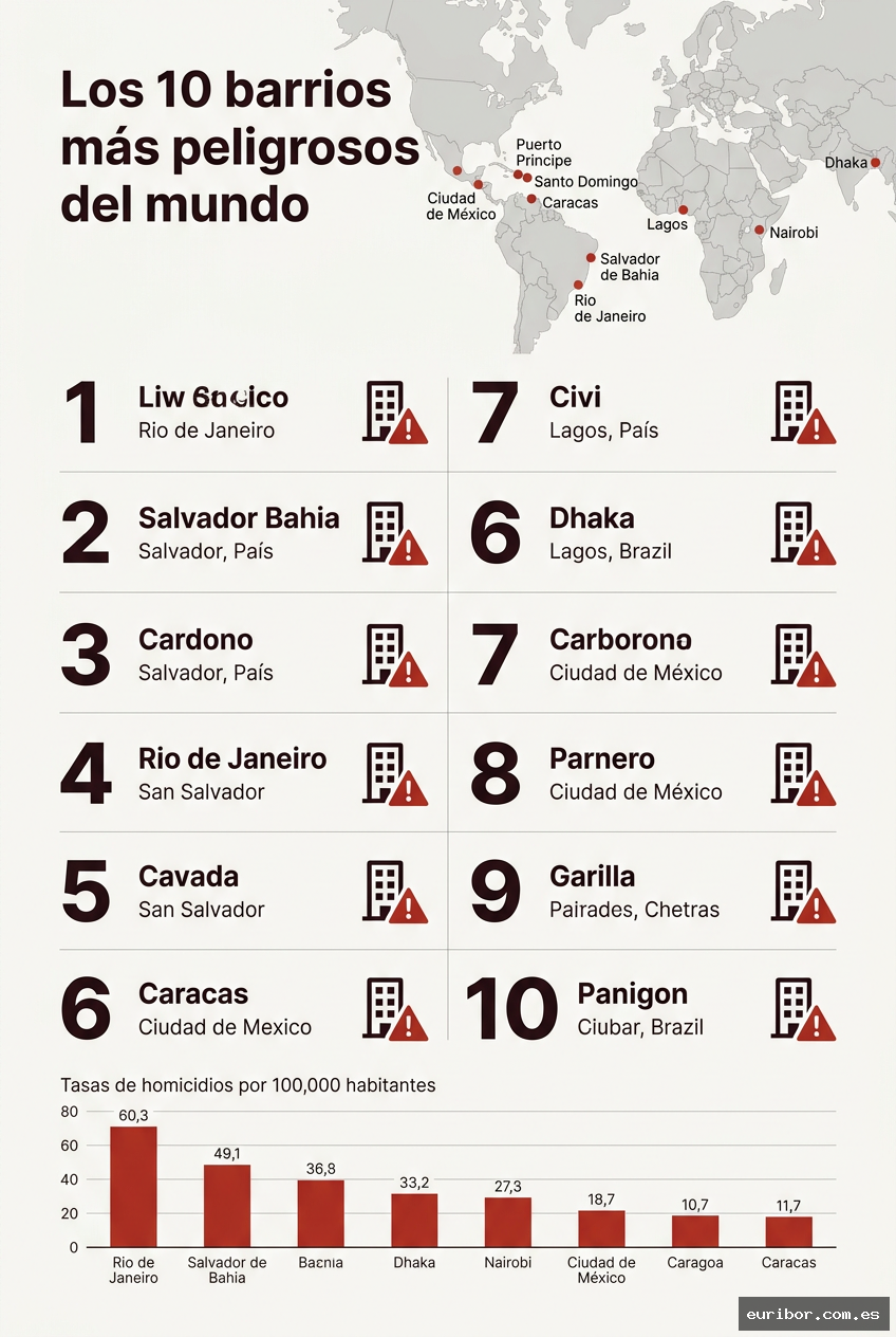 Los 10 barrios más peligrosos del mundo: Zonas donde la violencia es una estadística cotidiana 1