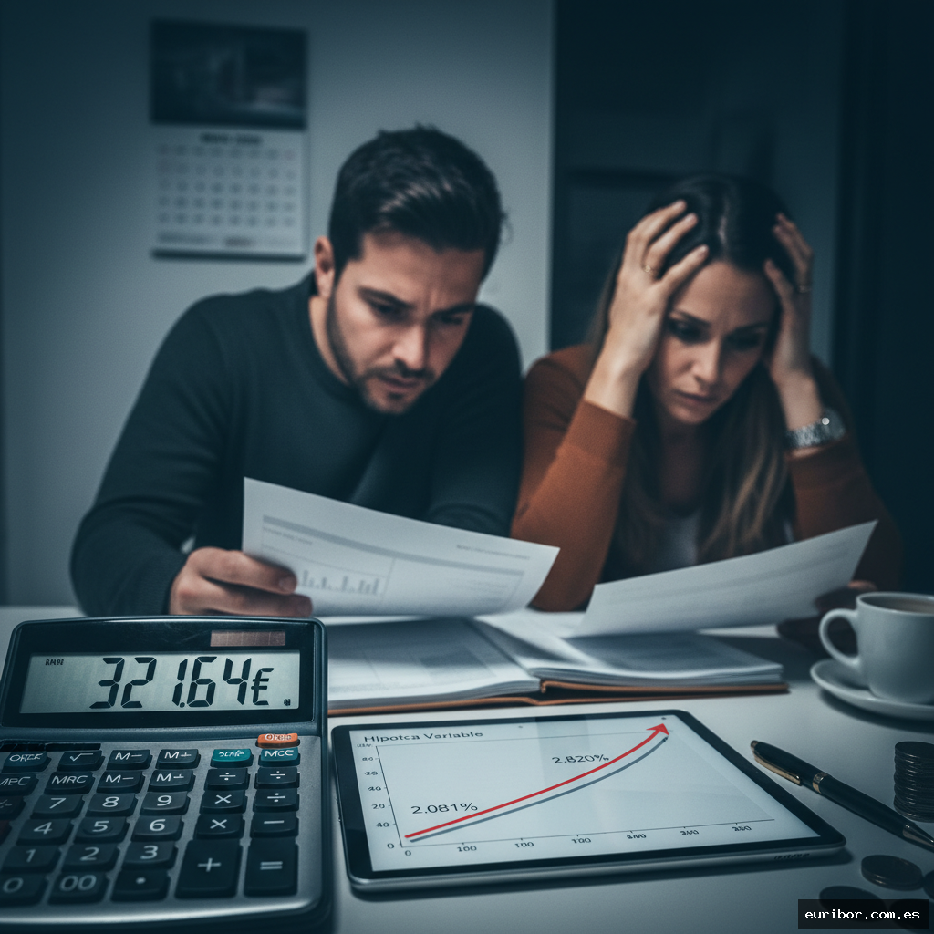 Euríbor en mayo 2026: La subida al 2,820% dispara las cuotas hipotecarias con un incremento de 0,739 puntos 1