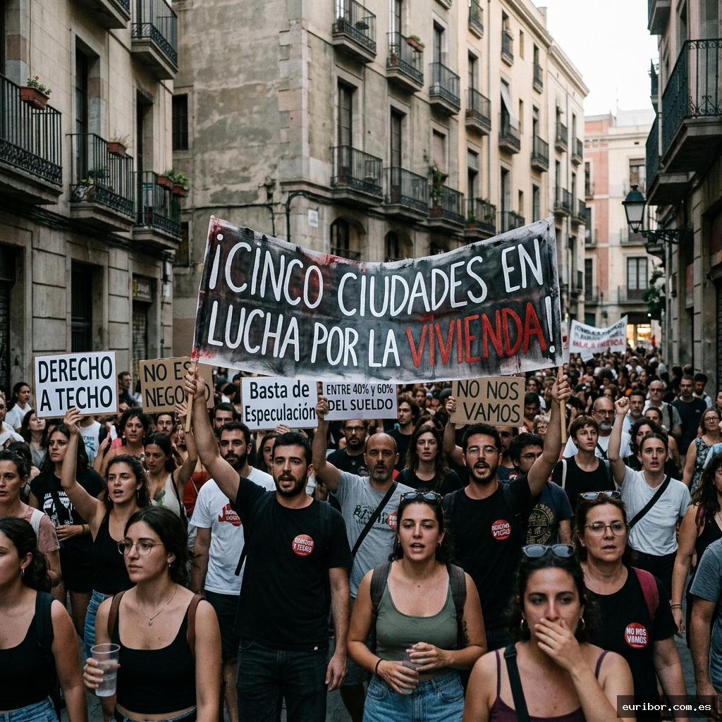 Cinco ciudades dan la voz de alarma: La batalla por el derecho a la vivienda sacude españa 1