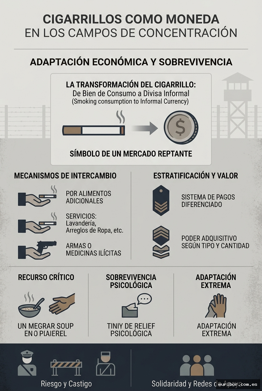 Cigarrillos como moneda: La economía de supervivencia en los campos de concentración nazis 1