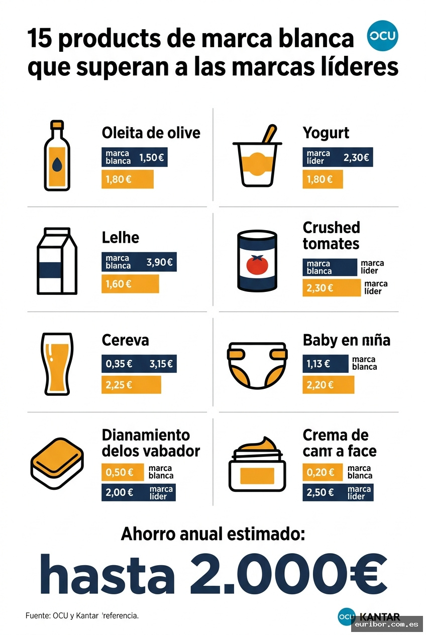 Los 15 productos de marca blanca que superan a las marcas líderes en calidad 1