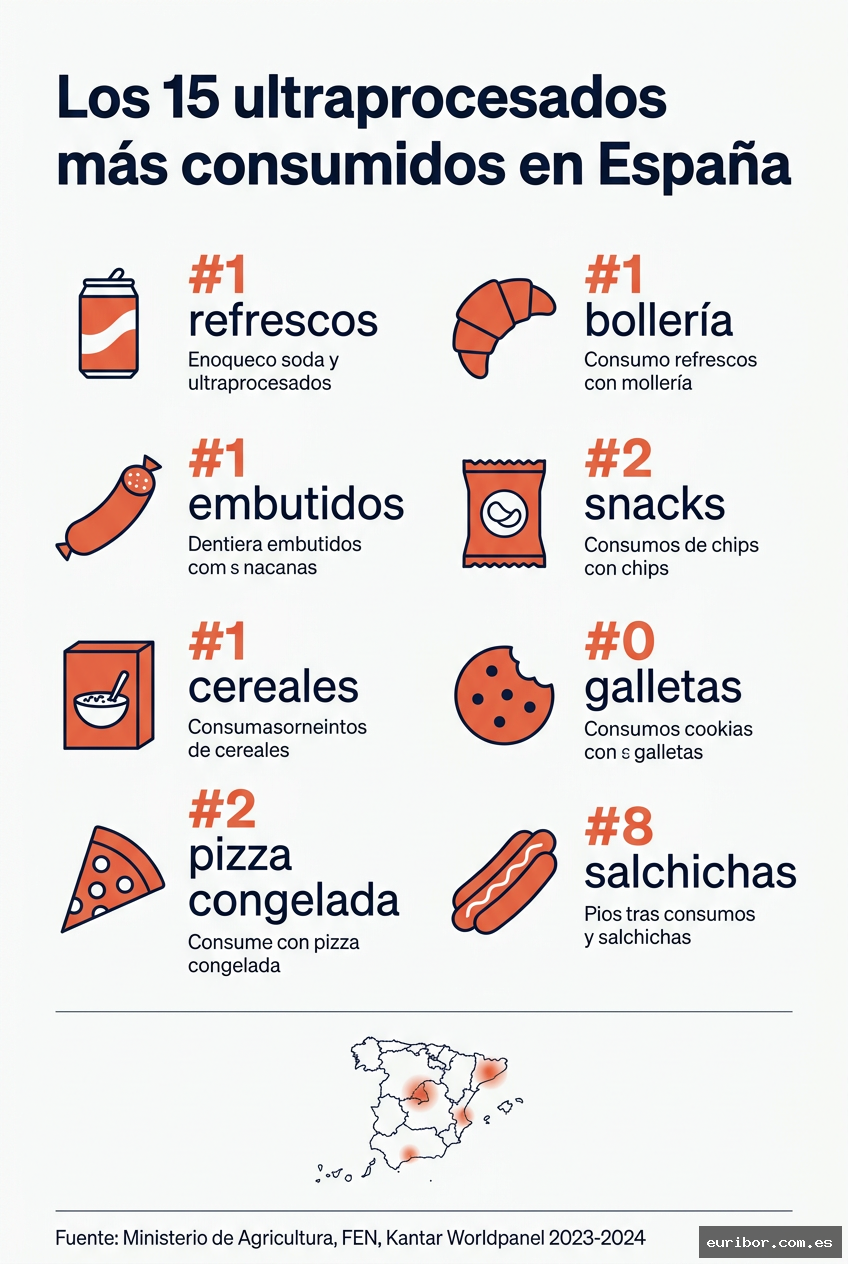 Los 15 productos ultraprocesados más consumidos en españa y por qué no podemos dejar de comprarlos 1