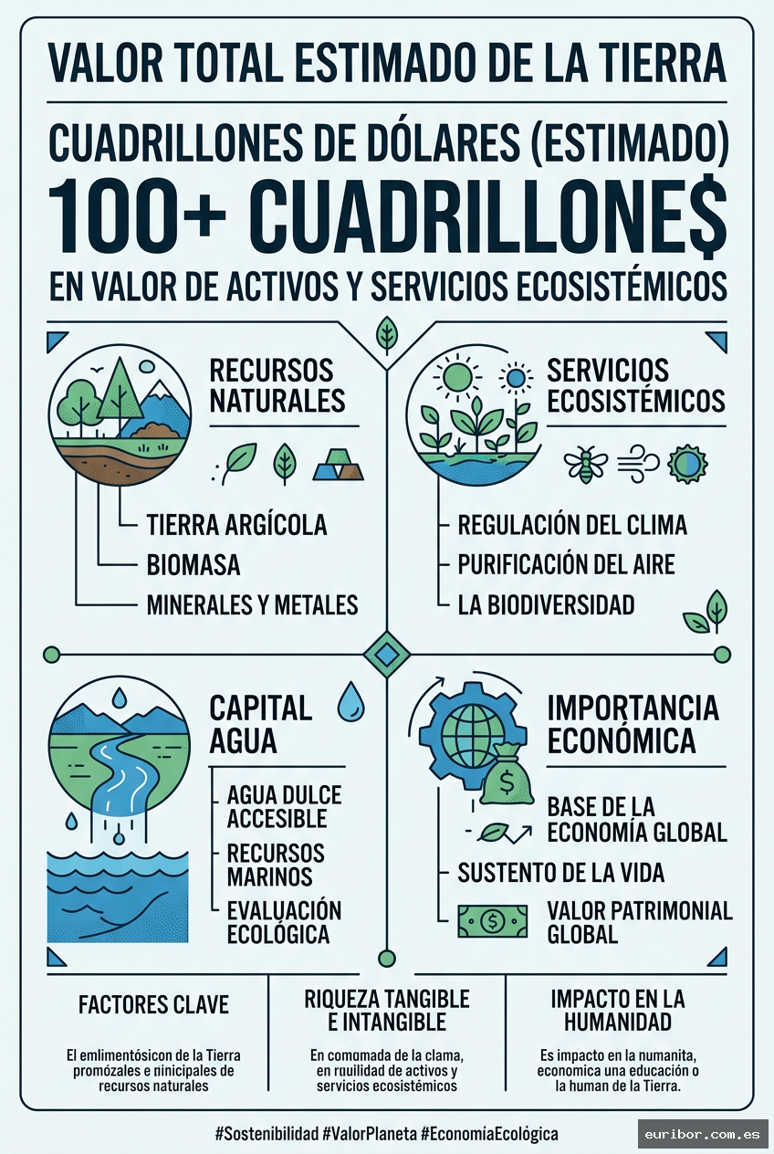 Cuánto valdría la tierra si la pusiéramos en venta: Un viaje económico por el valor de nuestro planeta 1