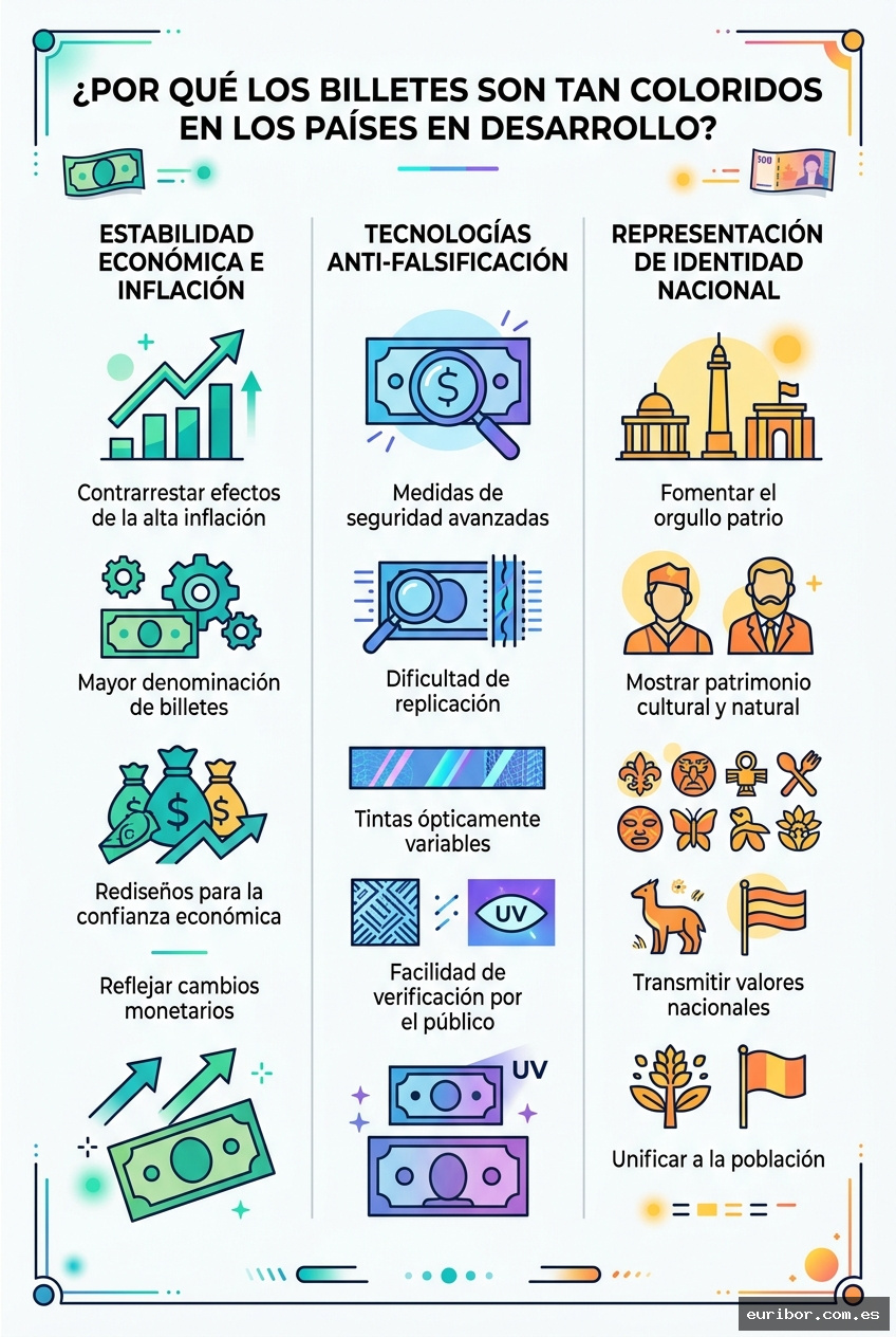 Por qué los países con menos recursos económicos imprimen billetes más coloridos y con más ceros 1
