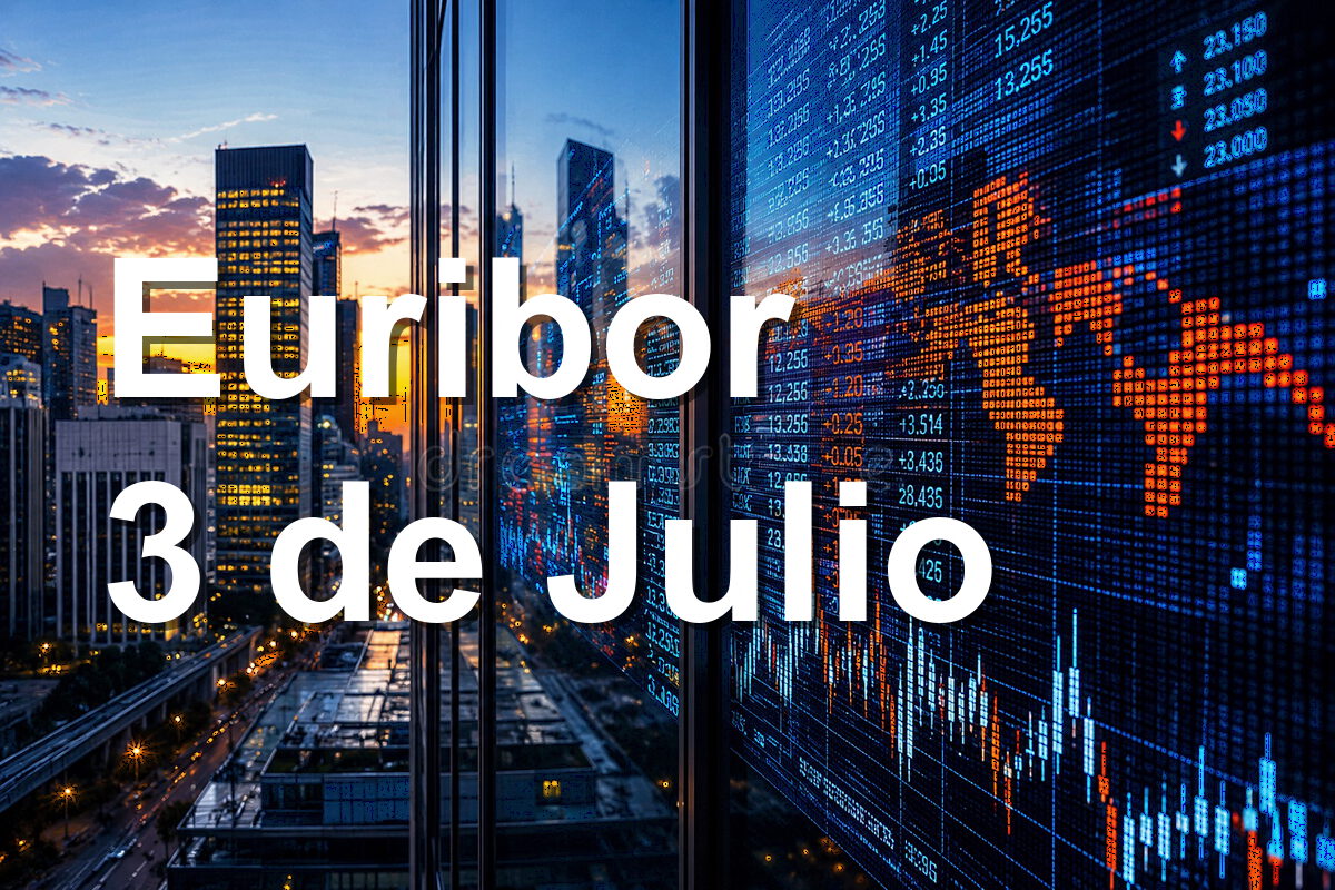 El Euribor baja a valores de Abril 1
