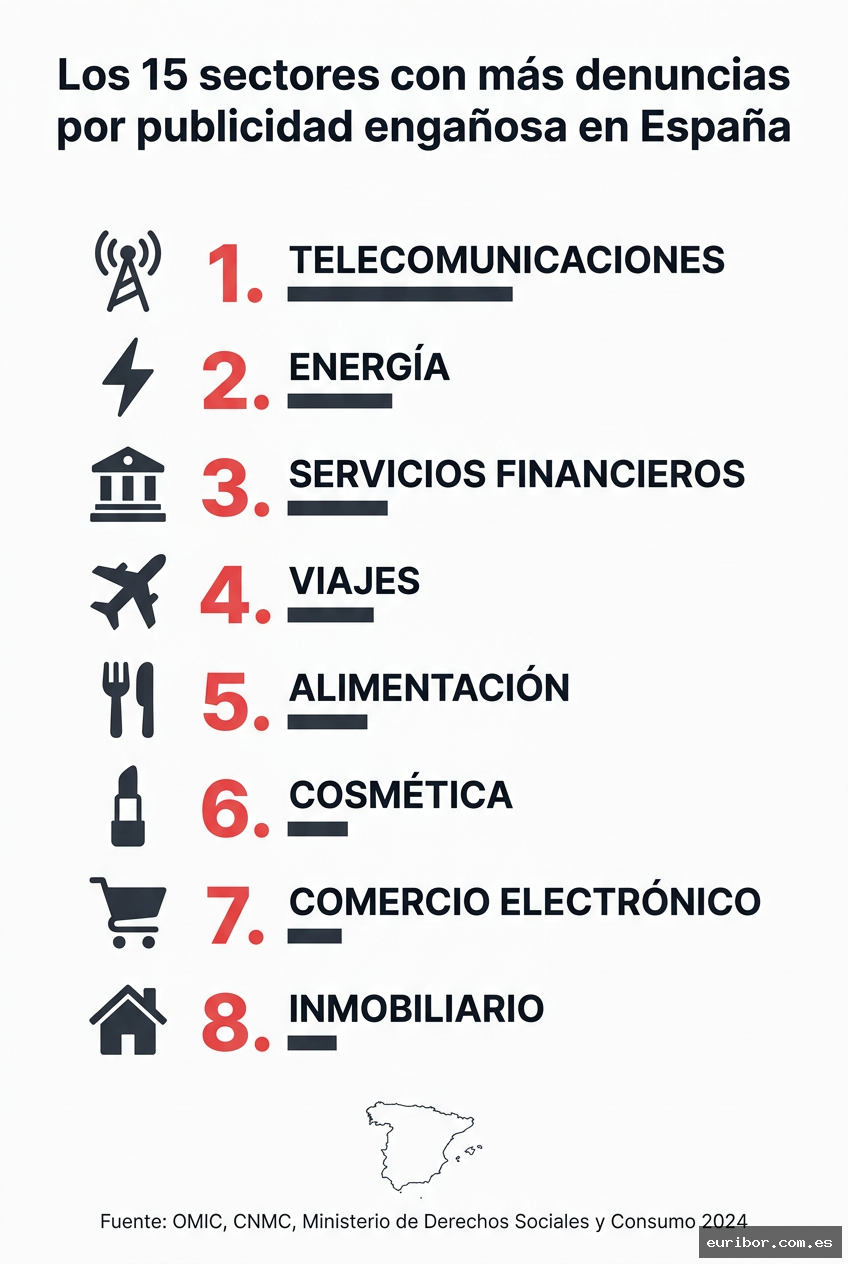Los 15 sectores con más denuncias por publicidad engañosa en españa 1